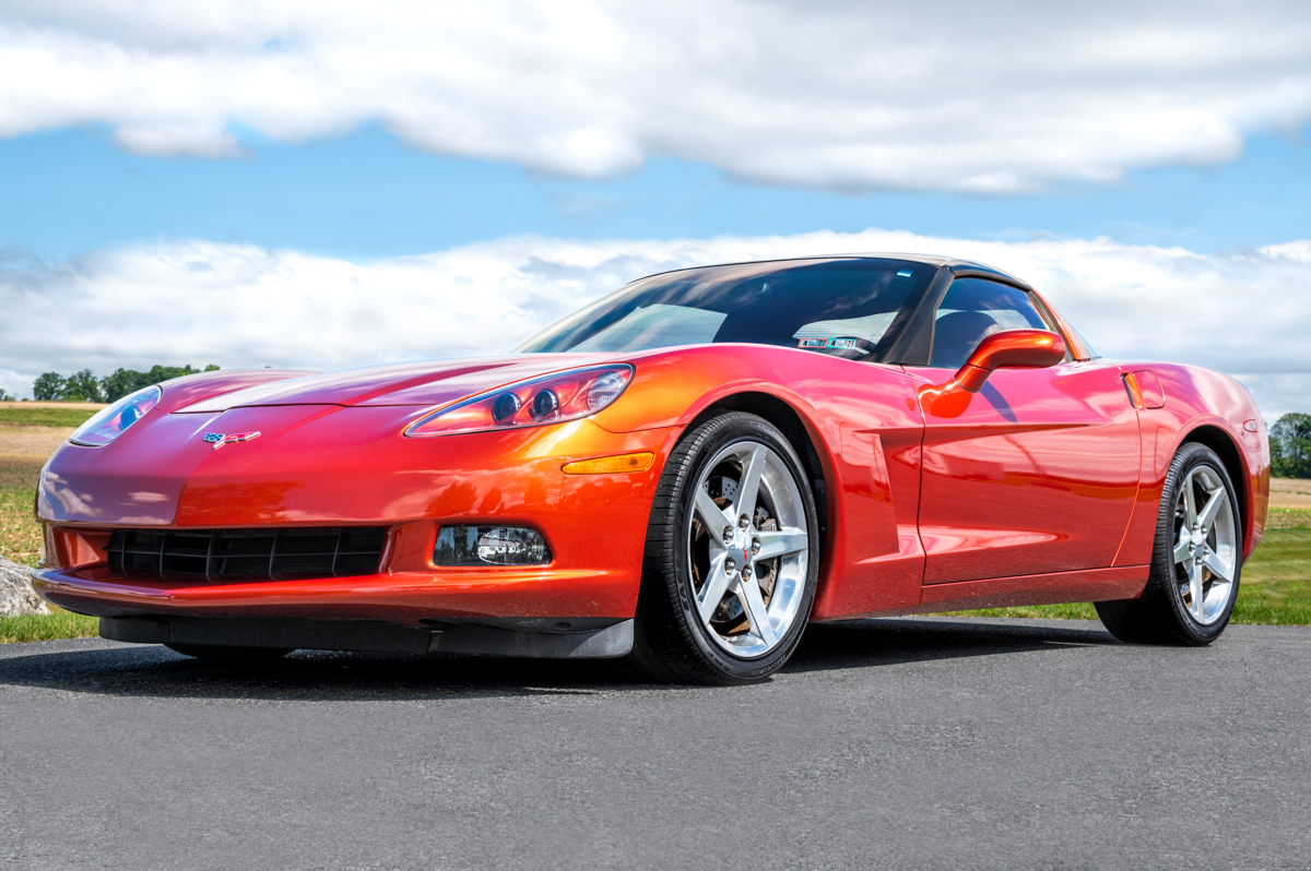Corvette — three-quarter view