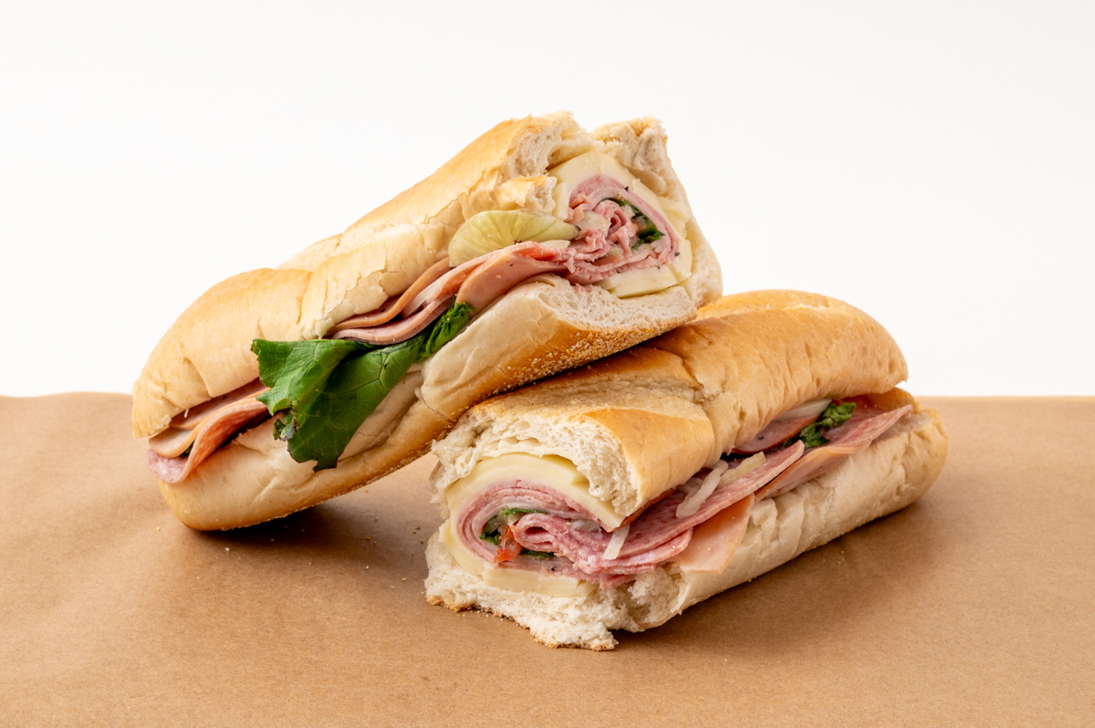 sandwiches on a table